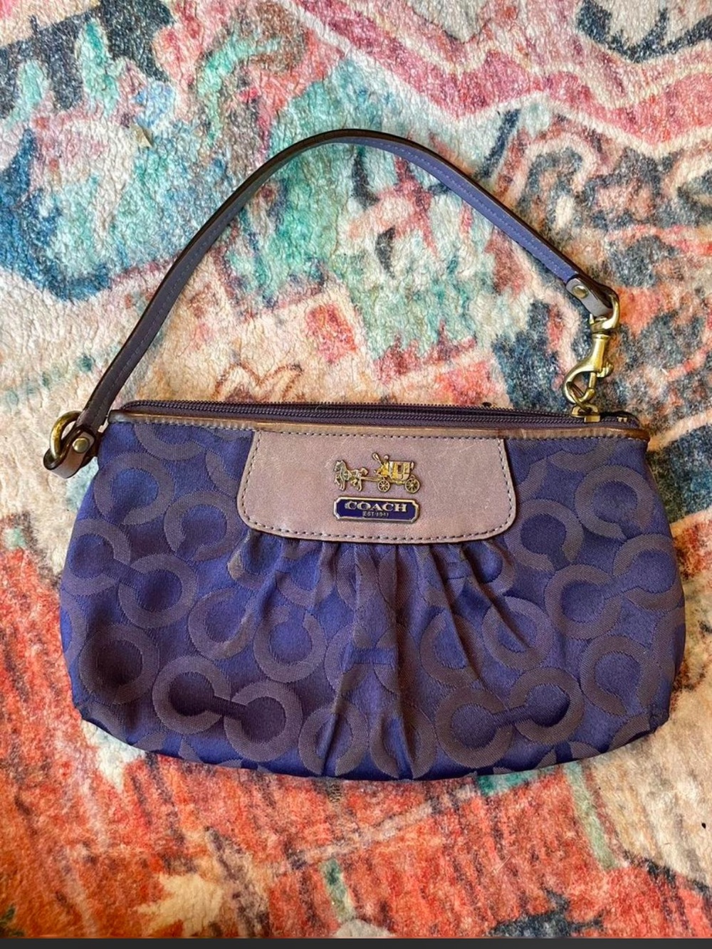 Coach Madison Op Art Wristlet